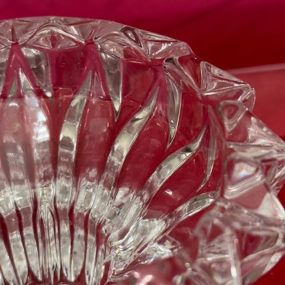 Brand New Old Stock Avon 24% Lead Crystal Candle Stick Holders Set of 2 French - Picture 7 of 13